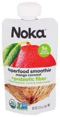 NOKA - Organic Mango Coconut Superfood Smoothie, 4.22 OZ | Pack of 6