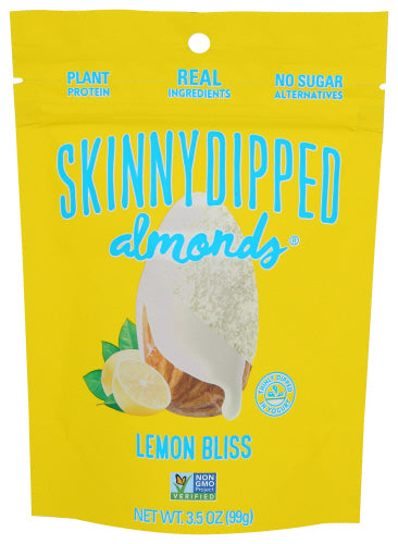 SkinnyDipped - Lemon Bliss Almonds - 3.5oz | Pack of 10