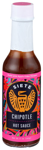 Siete - Sauce Hot Chipotle, 5 Oz | Pack of 6