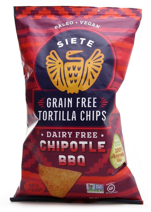 Siete Chip Tortilla Chipotle Bbq, 4 oz
 | Pack of 6