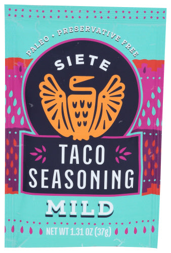 Siete - Mild Taco Seasoning , 1.31oz  | Pack of 12