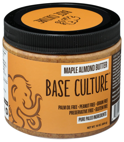 Base Culture - Butter Maple Almond, 16 oz - Pack of 6