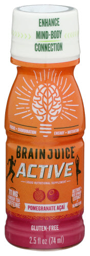 Brain Juice - Pre Wkt Sht Pom Acai Actv , 2.5 Oz . | Pack of 12