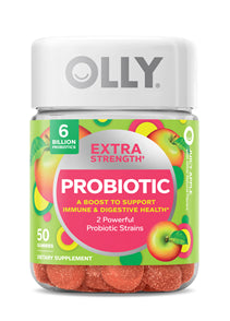 Olly - Extra Strength Probiotic Gummies, 50 EACH