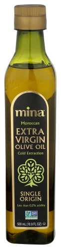 Mina - Moroccan Extra Virgin Olive Oil Single Origin, 16.9 Fl Oz | Pack of 6