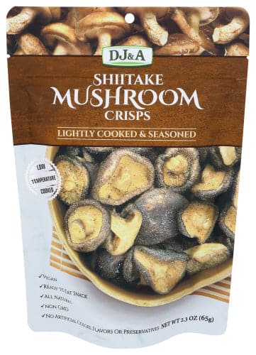 Dj&A - Shiitake Mushroom Crisps, 2.3OZ
 | Pack of 9