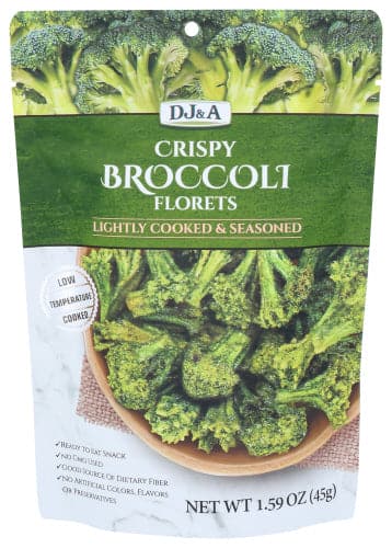 Dj&A - Crisps Broccoli Florets, 1.59 Oz

 | Pack of 9