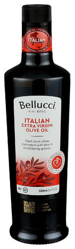 Bellucci - Premium Oil Olive 100% Extra Virgin, 500 ml | Pack of 6