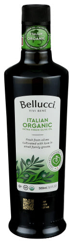 Bellucci - Premium Olive Oil, Extra Virgin Organic, 16.9 fl oz | Pack of 6