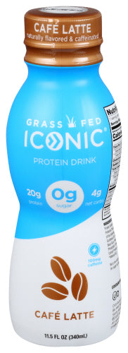 Iconic - Cafe Latte Protein Drink, 11.5 oz | Pack of 12