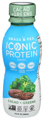 Iconic - Protein Drink Cacao Greens, 11.5 Fo | Pack of 12