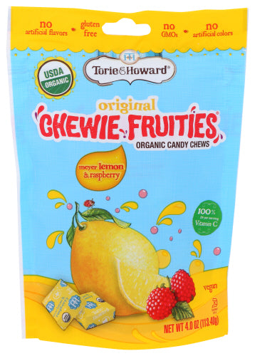 Torie & Howard - Lemon Raspberry Chewie Fruities, 4 oz | Pack of 6
