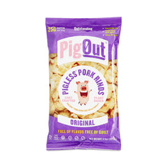 Pigout - Vegan Pork Rind Original, 3.5 oz | Pack of 12