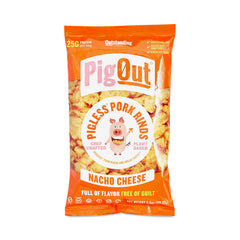 Pigout - Vegan Pork Rind Nacho Cheese, 3.5 oz | Pack of 12