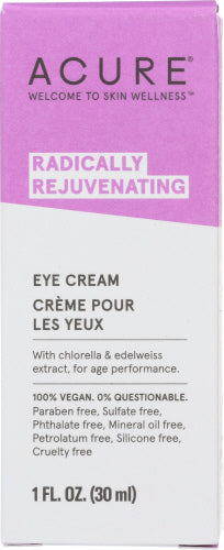 Acure - Organics Eye Cream, 1 oz