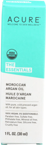 Acure - Organics Moroccan Argan Oil, 1 oz