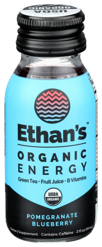 Ethan's - Pomegranate & Blueberry Energy Shot Drink, 2 Oz | Pack of 6