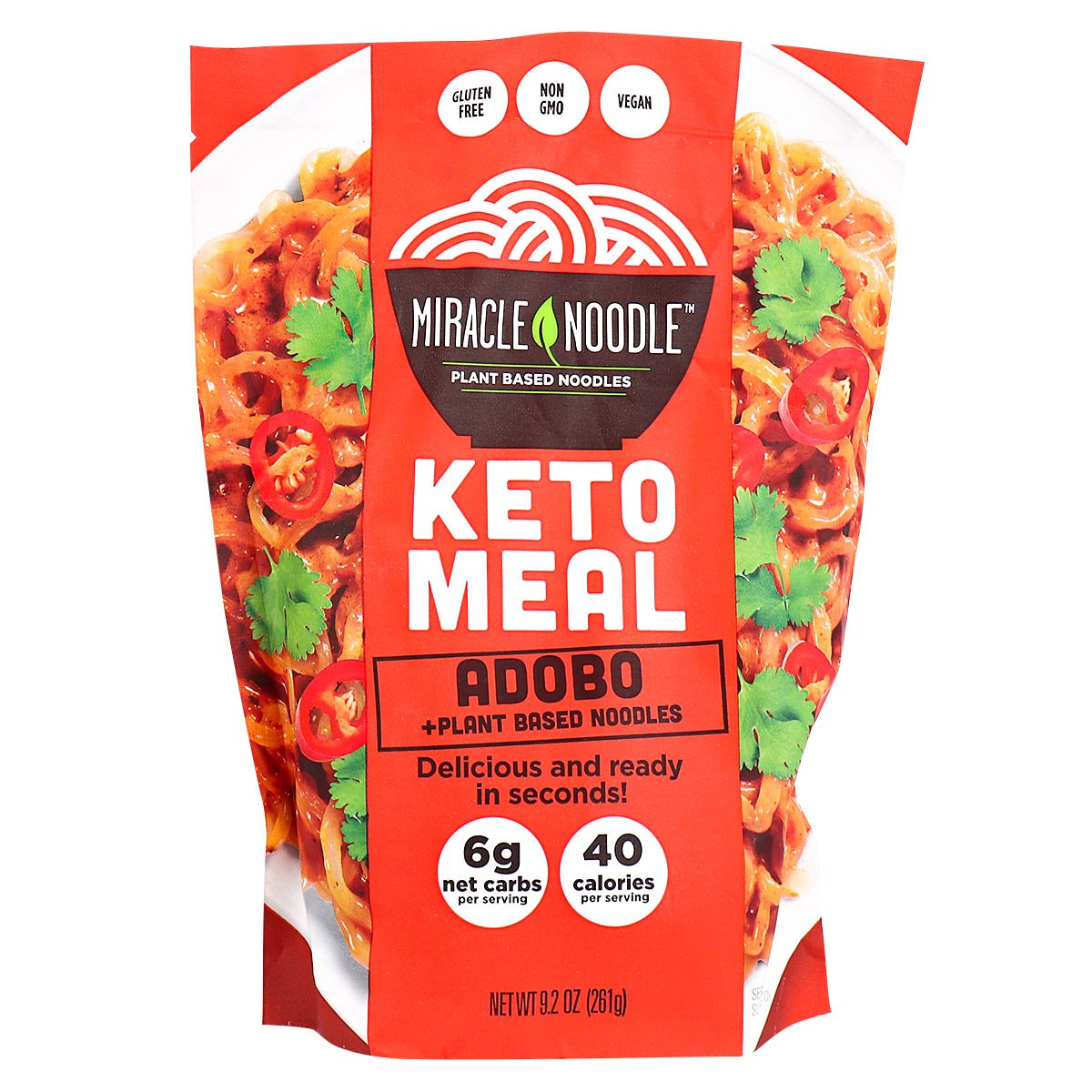 Miracle Noodle - Keto Meal Adobo, 9.2 Oz | Pack of 6