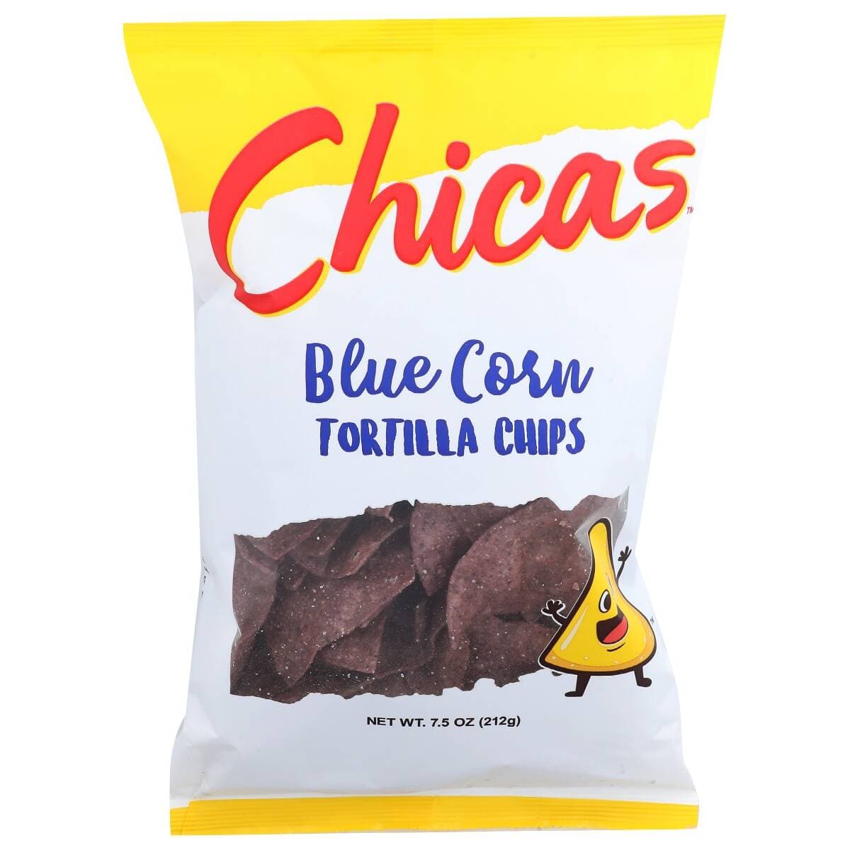 Chicas - Blue Corn Tortilla Chips, 7.5oz - Pack of 16