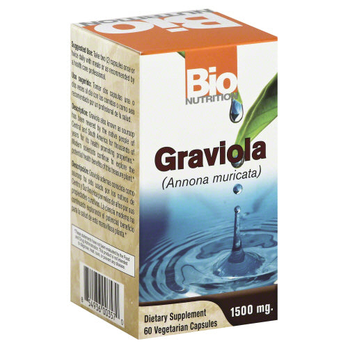 Bio Nutrition - Graviola - 60 Vegetarian Capsules