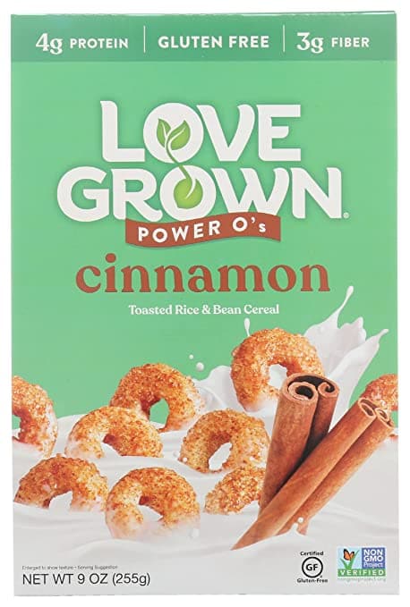 Love Grown - Power O's Cereal Cinnamon, 9 Oz | Pack of 6