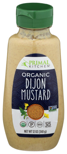 PRIMAL KITCHEN -  Organic Mustard Dijon,  12 Oz | Pack of 6