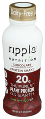 Ripple - Vegan Chocolate Protein Shake, 12FO | Pack of 12