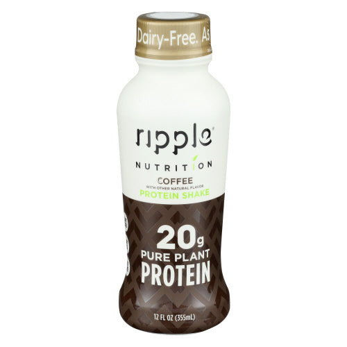 Ripple - Nutrition Coffee Protein Shake, 12 Fl Oz, 12 Ct | Pack of 12