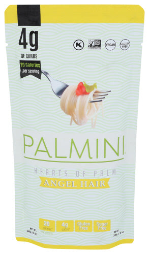 Palmini - Hearts of Palm Pasta Angel Hair, 12 Oz | Pack of 6