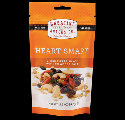 CREATIVE SNACK - Cup Smart Heart Mix, 9.5 oz | Pack of 6