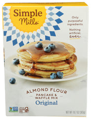 Simple Mills - Pancake & Waffle Almond Flour Mix - 10.7oz | Pack of 6