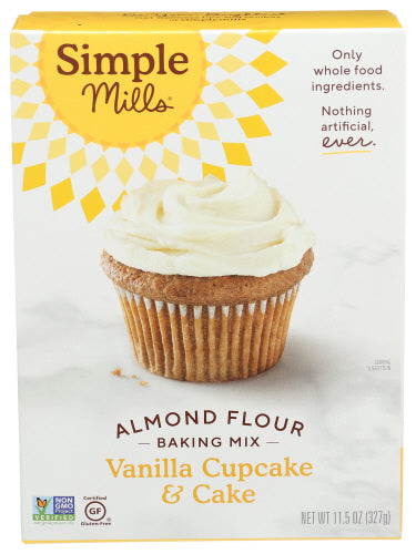 Simple Mills - Cake Mix Gluten-Free Vanilla 11.5 Oz | Pack of 6