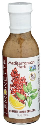 Lemonette Dressings Dressing Mediternean Herb, 12 oz
 | Pack of 6