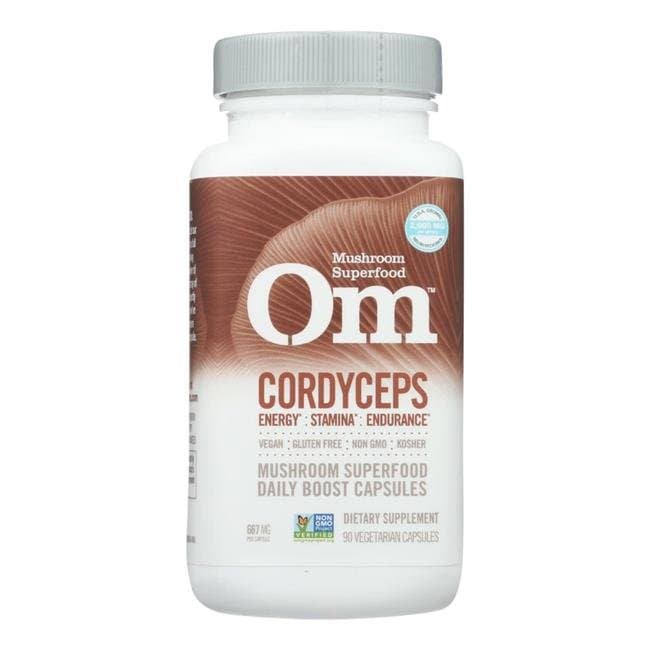 Om Mushroom Superfood - Cordyceps Superozod Capsule, 90 Vegetarian Capsules