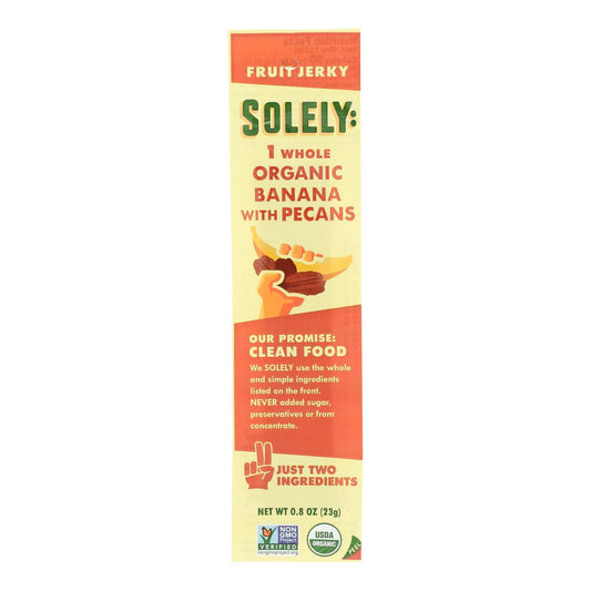 Solely Jerky Banana Pecan Organic anic, 0.8 oz
 | Pack of 12