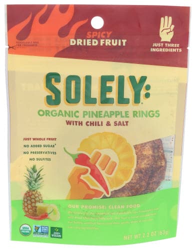 Solely Fruit Dry Pnapl Ring Chil, 2.2 oz
 | Pack of 8