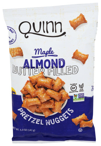 Quinn - Snacks Maple Almond Butter Filled Nuggets, 5 Oz | Pack of 8