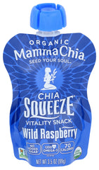 MammaChia - Squeeze Wild Raspberry, 3.5 oz | Pack of 16