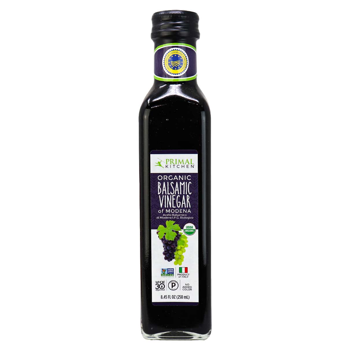 Primal Kitchen - Organic anic Balsamic Vinegar of Modena 8.45 Fl Oz | Pack of 6