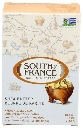 South of France - French Milled Soap with Organic Shea Butter, 6 oz