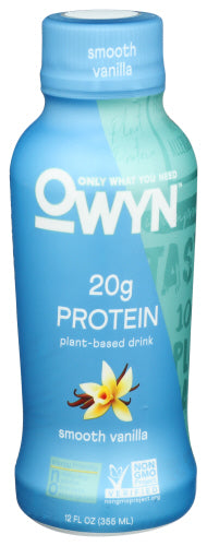 Owyn - Protein Plant-Based Drink Smooth Vanilla, 12 oz | Pack of 12