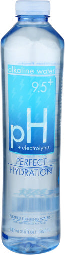 Perfect Hydration - Alkaline Water + Electrolytes, 33.8 Oz | Pack of 12