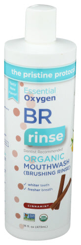 Essential Oxygen - Cinnamint Brushing Rinse, 16 Oz | Case of 12