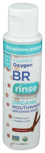 Essential Oxygen - Cinnamint Travel Brushing Rinse - 12 per Case , 3 OZ.