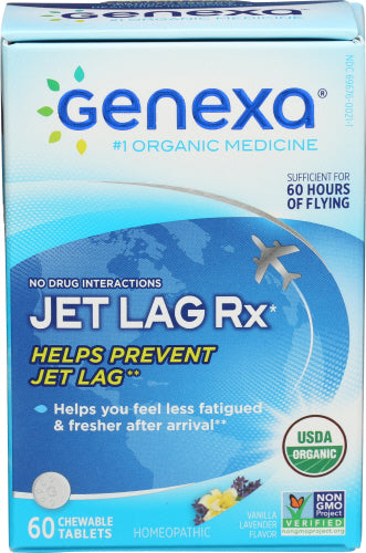 Genexa - Jet Lag Rx Supplement, 60 Tablets