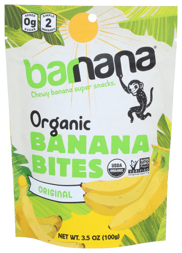 Barnana - Chewy Banana Bites Organic Original, 3.5 Oz - Pack of 12