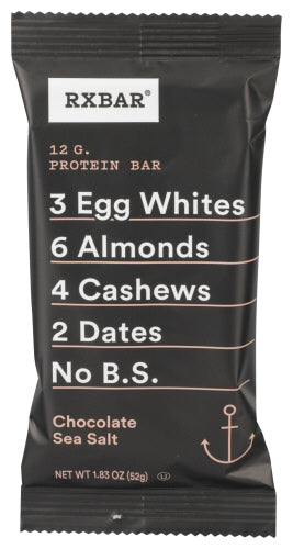 RXBAR - Chocolate Sea Salt Protein Bar - 1.83oz | Pack of 12