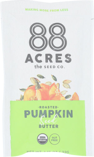 88 Acres - Pumpkin Seed Butter Pouch , 1.16oz  | Pack of 10