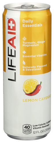 Lifeaid Beverage - Lifeaid Lemon Cayenne Drink, 12 Oz | Pack of 12