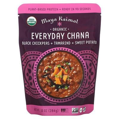 Maya Kaimal - Everyday Chana Black Chickpeas, Tamarind & Sweet Potato, 10 oz | Pack of 6